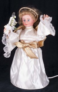 Rennoc Little People Angel Girl Animated Electric Motionette Christmas Disp